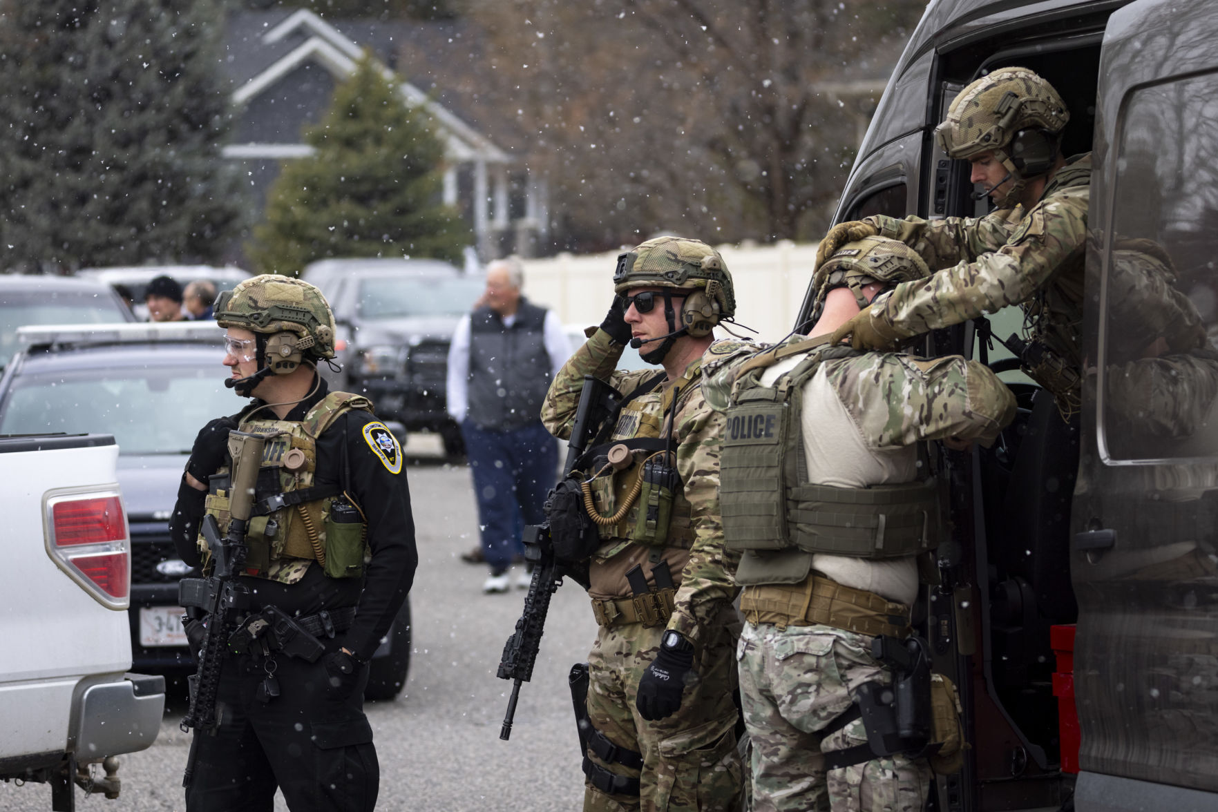 Police standoff